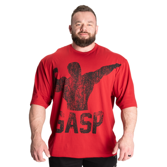 ARCHER IRON TEE, CHILI RED