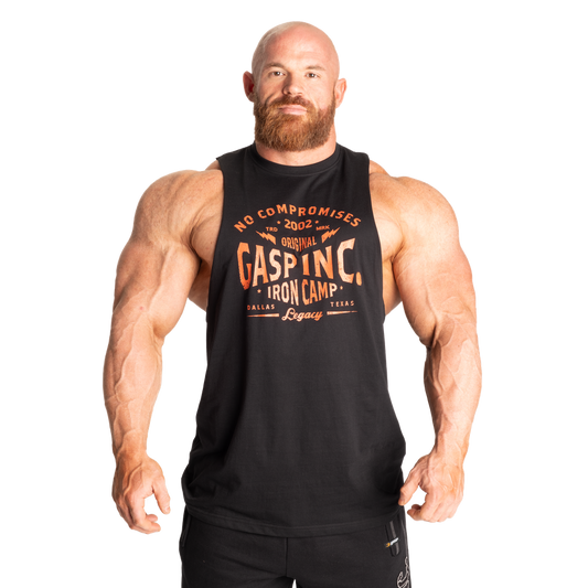 ORIGINAL CUT OUT TANK, BLACK/FLAME