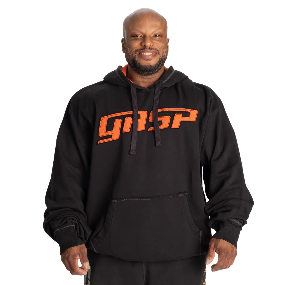 Gasp Hood Sweater  Black/Flame