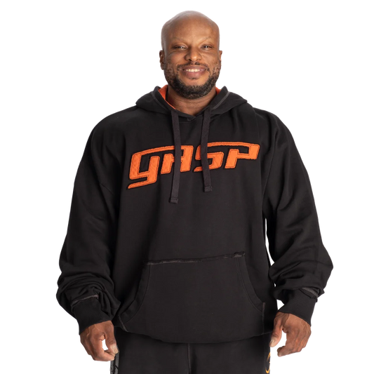 Gasp Hood Sweater  Black/Flame