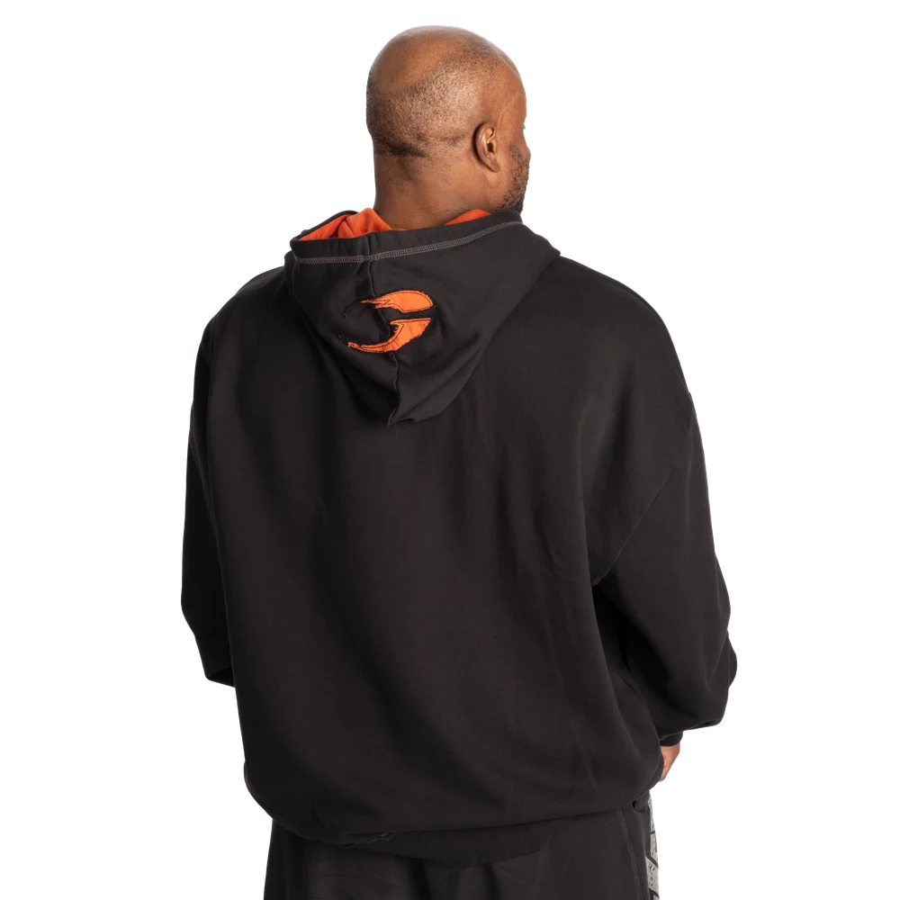 Gasp Hood Sweater  Black/Flame