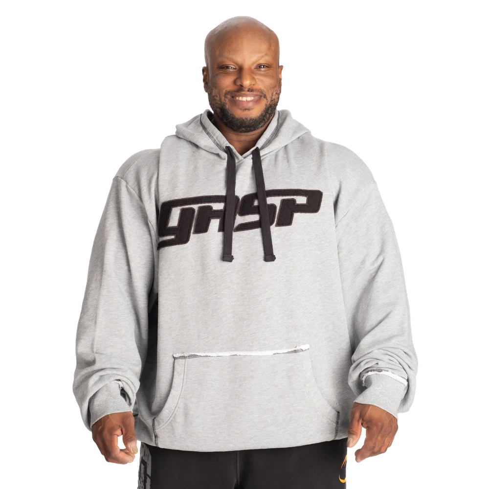 Gasp Hood Sweater  Light Grey Melange