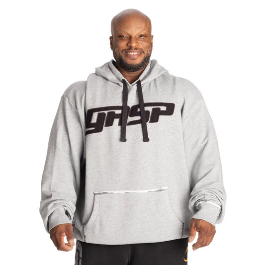 Gasp Hood Sweater  Light Grey Melange