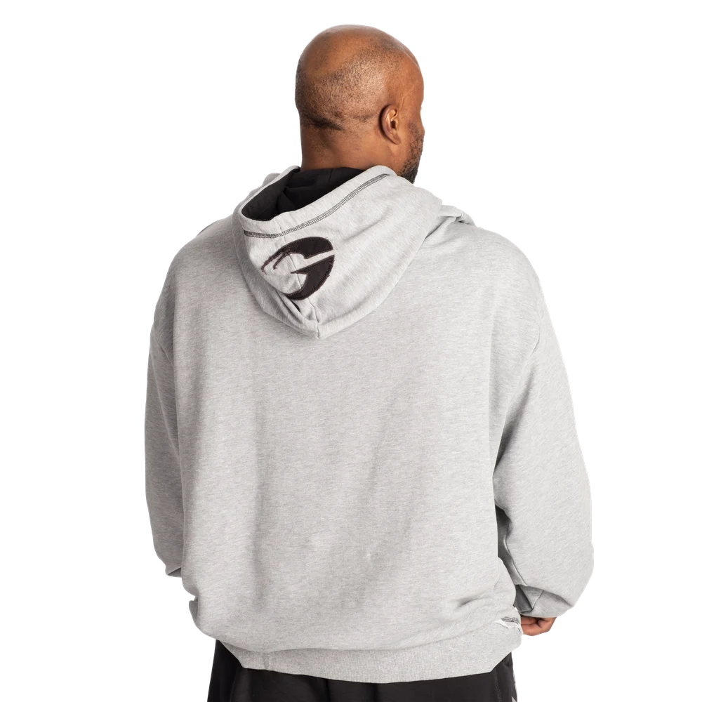 Gasp Hood Sweater  Light Grey Melange