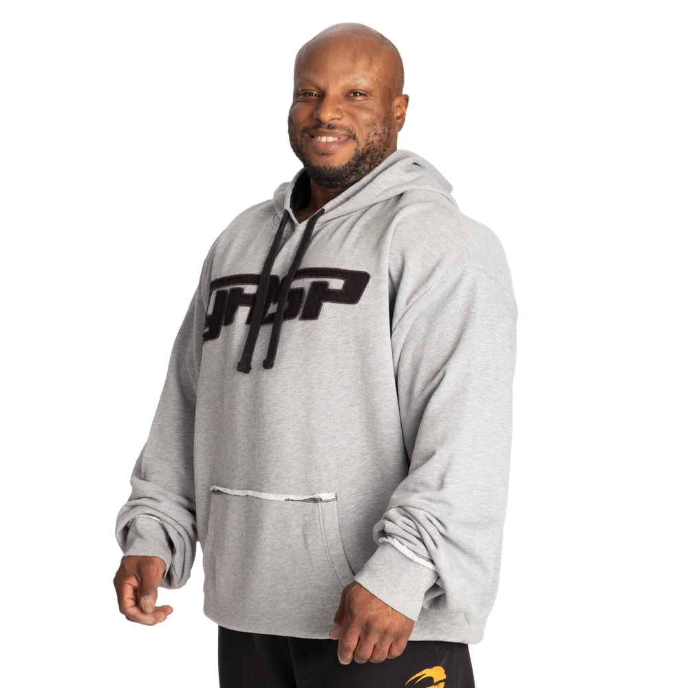 Gasp Hood Sweater  Light Grey Melange