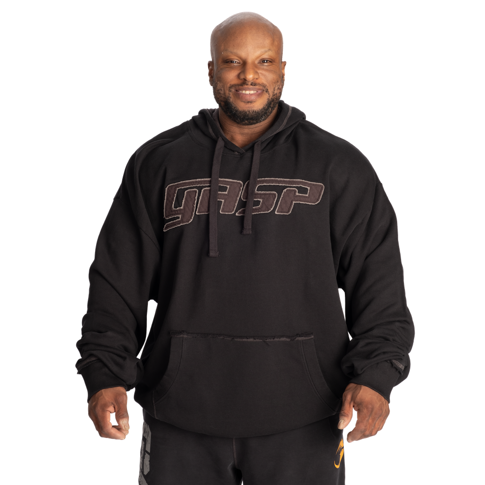Gasp Hood Sweater Black/Grey