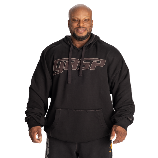 Gasp Hood Sweater Black/Grey
