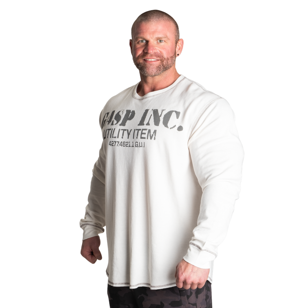 Thermal Gym Sweater Off White