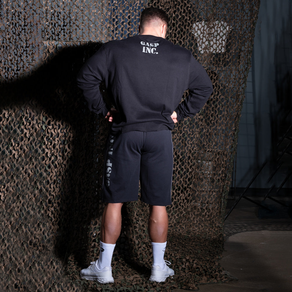 Thermal gym sweater Asphalt